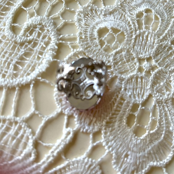Halloween Pink Spider Web Cameo Ring - Picture 8 of 8